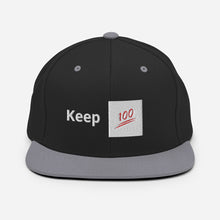 Load image into Gallery viewer, Keep 100 Snapback Hat
