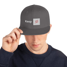 Load image into Gallery viewer, Keep 100 Snapback Hat
